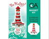 Diamentowa Mozaika z magnesem Latarnia Morska