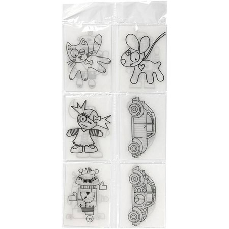 Folia termokurczliwa 36 ark. A6 3 tematy