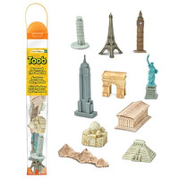 S679604 Zabytki Dookoła Świata. Zestaw Figurek w Tubie Safari Ltd.