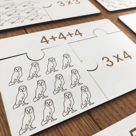Puzzle Matematyczne - Mnożenie i Dodawanie