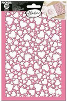 Szablon samoprzylepny 3D Serca