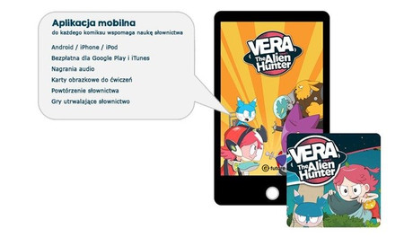 Komiks dla dzieci po angielsku Vera The Alien Hunter Level 1 Część 1