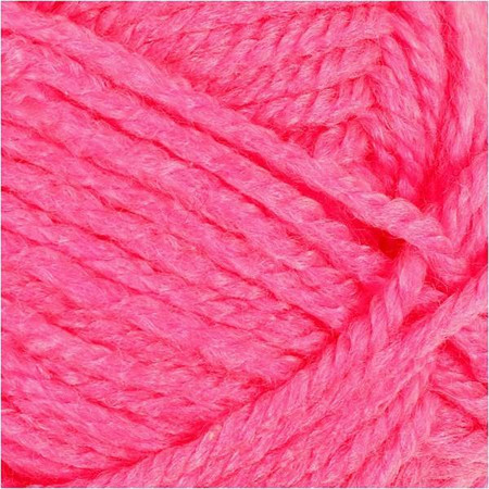 Włóczka akryl Fantasia Neon-Różowa 50 g