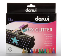 Markery brokatowe do Tkanin 12 szt.