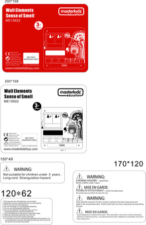 MASTERKIDZ Tablica Edukacyjna Zmysł Węchu