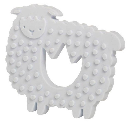 Silikonowy gryzak dla dzieci z wypustkami Owieczka 334990-Manhattan Toy, zabawki dla niemowląt