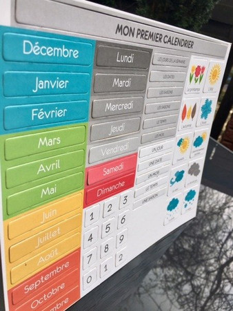 Piktogramy do kalendarza przedszkolaka FRANCUSKI