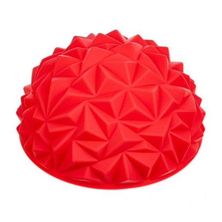 Półkula sensoryczna do masażu diamenty Czerwona
