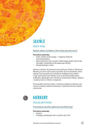 ! PDF do pobrania scenariusz zajęć "Podróż przez Układ Słoneczny"