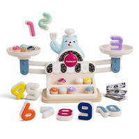 Zabawka edukacyjna Głodny Miś Waga szalkowa Montessori - 36 mies.+ Topbright