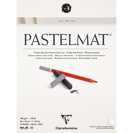Blok Pastelmat n°3 18x24 cm, 360g, 12ark