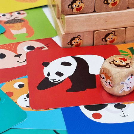 TOOKY TOY Gra Zręcznościowa Zwierzęta 80 el.