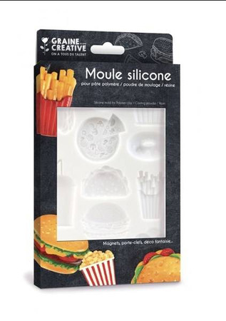 Foremka Silikonowa 20x13 cm Fast Food