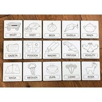 Układanka wyrazowa do nauki czytania Cz.4