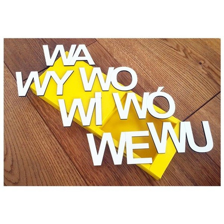 Sylaby Prymarne 3D (Wa, We, Wi, Wo, Wu, Wó, Wy)