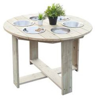 CLASSIC WORLD EDU Stół Edukacyjny Ogrodowy 6 Funkcji Zabawa Piaskiem Płynem Kamieniami