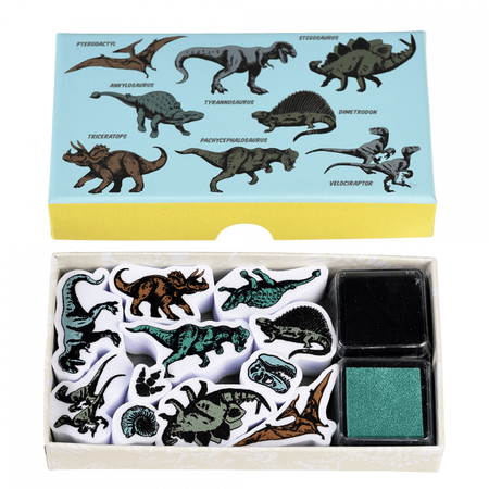 Stempelki dla dzieci, 11 szt., Dinozaury, 3+, Rex London