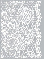Szablon Sitodruk Koronka