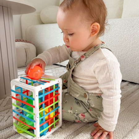 WOOPIE Elastyczna Kostka Sensoryczna Sorter dla Dzieci 13 el.