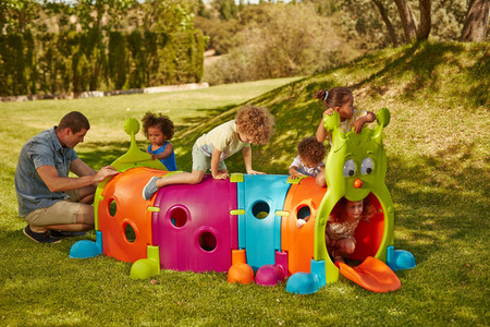 FEBER Tunel dla dzieci Gąsienica 178 cm Modułowy Plac Zabaw