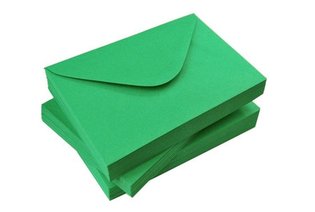 Koperty zielone intensywne 120 g/m2 C6 10 szt nr1