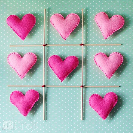 Filc ciemno różowy A4