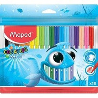 Flamastry Colorpeps Ocean 18 szt Zip Etui