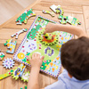 Drewniana układanka koła zębate Zwierzęta 24 el. 31004 Melissa & Doug
