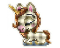 Diamentowa Mozaika z magnesemem Jednorożec 6