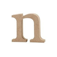 Litera n z MDF H: 8 cm