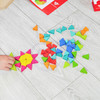 TOOKY TOY  Puzzle Ośmiokątne Drewniana Mozaika Edukacyjna (73el.)