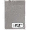 Filc 10 ark. A4 Szary z brokatem