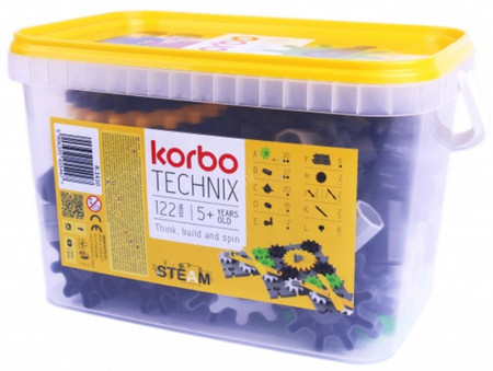 Klocki Korbo Zestaw Technix 122 elementów