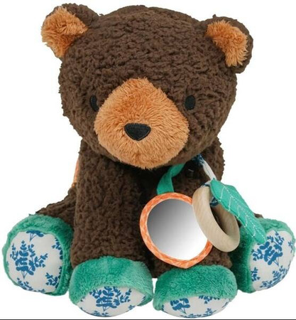 Zabawka dla najmłodszych wielofunkcyjny miś z gryzakiem Manhattan Toy 162870 przytulanka