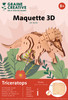 Puzzle 3D drewniane, Triceratops
