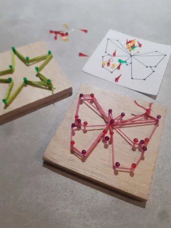 Deseczki z balsy 10x10x1 cm, 10 szt.