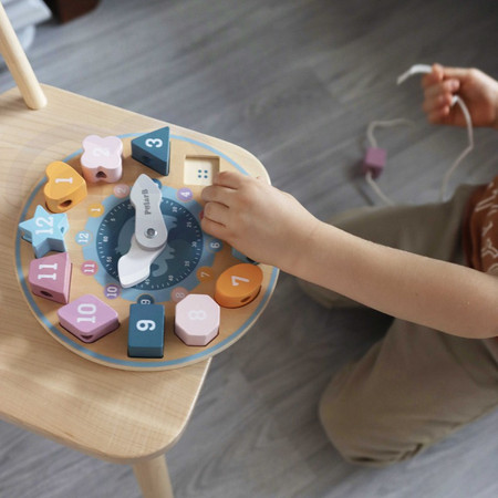 Zegar Sorter Nawlekanka 3w1 Viga