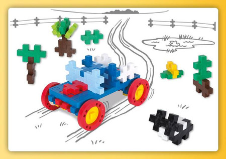 Plus-Plus Midi Basic - Make & GO! - 46 szt. Auto