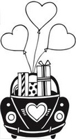 Stempel Auto Nowożeńców