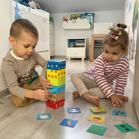 TOOKY TOY Gra Zręcznościowa Zwierzęta 80 el.