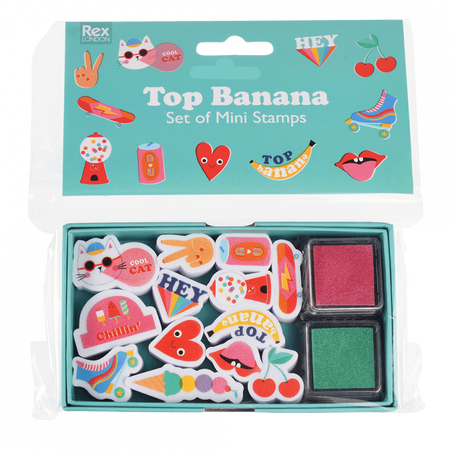 Stempelki dla dzieci, 13 szt., Top Banana, 3+, Rex London