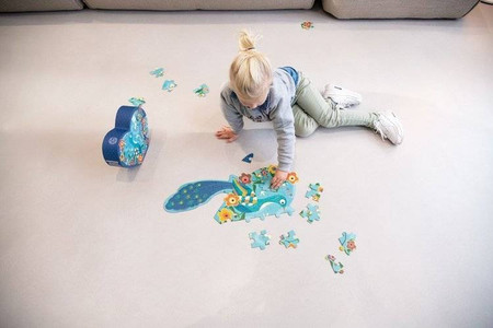 Scratch, Puzzle konturowe Serce 40 elem.