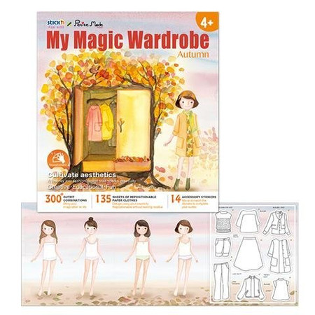 Książka do zabawy Moja Magiczna Garderoba Jesień