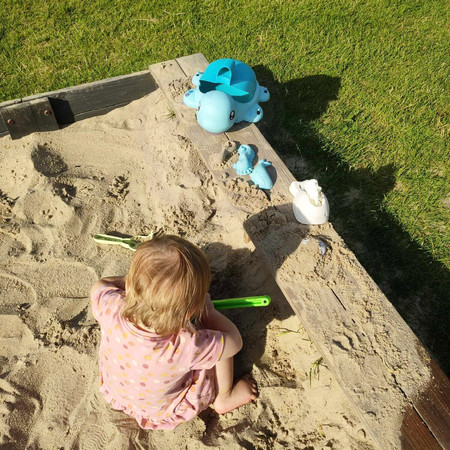 WOOPIE GREEN Zestaw do Piasku Żółwik Niebieski 8 el. BIODEGRADOWALNY ORGANICZNY MATERIAŁ