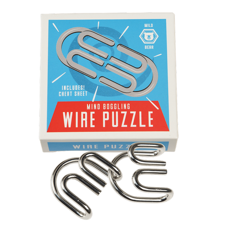 Puzzle metalowe, zabawka logiczna, Dziki Niedźwiedź, Rex London