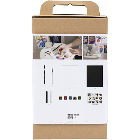 Zestaw do Akwareli Kwiaty w wazonach