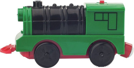 Kolejka z lokomotywą na baterie w komplecie