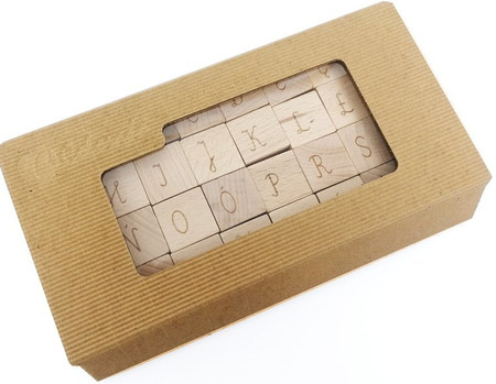 Klocki z polskim alfabetem