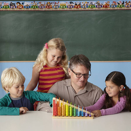 Liczydło drewniane zabawka edukacyjna 55 korali Melissa and Doug 19272-MD