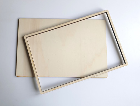 Taca Prostokątna ze sklejki 195x295 mm